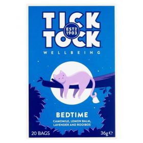Tick Tock Bedtime Chamomile, Lemon Balm, Lavender and Rooibos Tea (20's) 36g