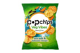 PopChips Vegetable Vibes Sea Salt & Balsamic Vinegar 23g