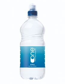 One 100% British Spring Still Water (Sports Cap, Plastic) 750ml x12
