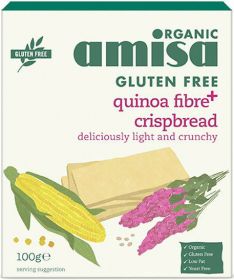 Amisa Organic Protein Lentil Crispbread (Gluten Free) 100g