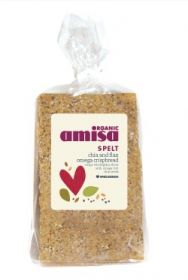Amisa Organic Spelt Chia & Flax - Omega crispbread 200g x6