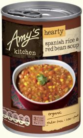 Amy's Kitchen Organic Hearty Spanish Rice and Red Bean Soup 416g x6