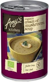 Amy's Kitchen Organic Cream of Mushroom Soup 400g x6