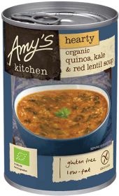 Amy's Kitchen Organic Quinoa Kale and Red Lentil Soup 408g x6