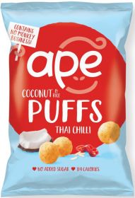 Ape Snacks Thai Chilli Coconut and Rice Puffs 25g x24