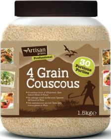 Artisan Grains Four Grain Couscous Jar 1.5kg