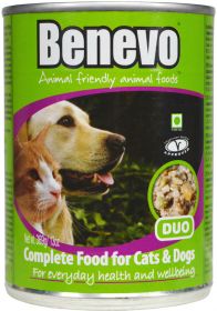 Benevo Duo - Cat & Dog Food - Tinned 354g