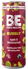 Be Bubbly Apple and Blackcurrant Drink 250ml