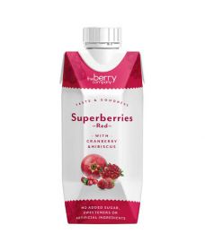 Berry Company Superberries Red With Cranberry & Hibiscus 330ml x12