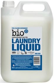 Bio-D Unfragranced Laundry Liquid (Concentrated, Non-Biological) 5L x4