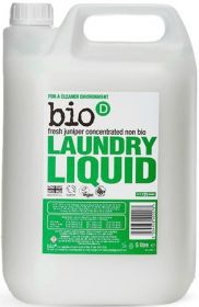 Bio-D Fresh Juniper Laundry Liquid (Concentrated, Non-Biological) 5L x4
