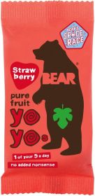 Bear Pure Fruit Strawberry Yoyos 20g