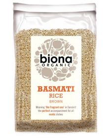 Biona Organic Basmati Brown Rice 500g x6