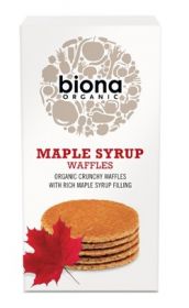 Biona Organic Maple Syrup Waffles 175g x12