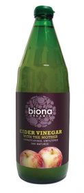 Biona Org Cider Vinegar unfiltered (with mother) 750ml