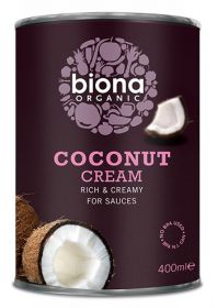 Biona Organic Coconut Cream 400ml x6
