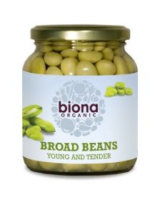 Biona Broad Beans Organic - in Glass jars 350gx6