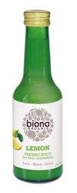Biona Lemon Juice Organic - Not from Concentrate 200ml