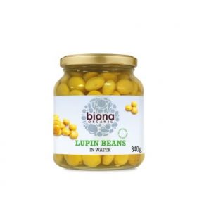 Biona Organic Lupin Beans - in Glass jars 340gx6
