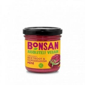 Bonsan Organic Beetroot & Horseradish Pate - Vegan 130g
