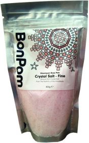 BonPom Fine Himalayan Rose Pink Crystal Salt 400g x1