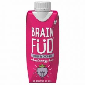 Brain Fud - Natural Energy Drink- Berry & Coconut 330ml x 1