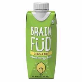 Brain Fud - Natural Energy Drink- Citrus & Mint 330ml x 1
