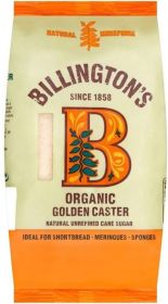 Billington's Organic Caster Sugar 500gx10
