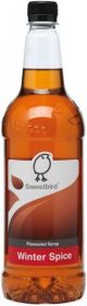 Sweetbird Classic Winter Spice (Ginger and Cinnamon) Flavoured Syrup 1 Litre x1
