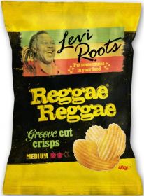 Burts Levi Roots Reggae Reggae Hand-Cooked British Potato Chips 40g x20