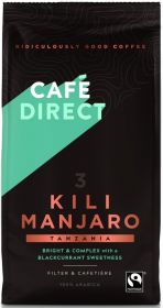 Cafedirect Fair Trade Kilimanjaro Tanzania Roast Ground Coffee 227g x6