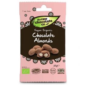  Raw Chocolate Almonds Snack Packs 25g