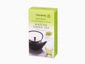 Clearspring Organic Japanese Matcha, Green Tea Blend - tea bags/box 6 x 20 bags (40g)