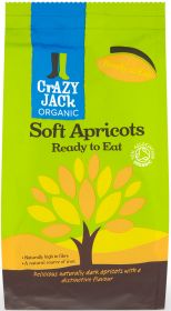 Crazy Jack Organic Ready to Eat Soft Apricots 250g x6