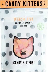 Candy Kittens Peach Fizz (Pop Bag) Gourmet Sweets 54g x12