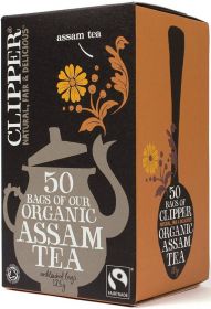 Clipper Fair Trade & Organic Assam Tea Bags 125g (50's) x6