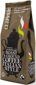 Clipper Organic & Fairtrade Italian Style R&G Coffee 227g