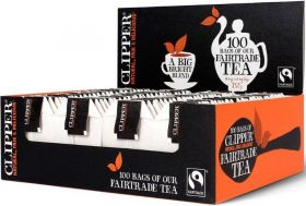 Clipper Fair Trade Everyday String & Tagged Tea Bags (100's) 220g