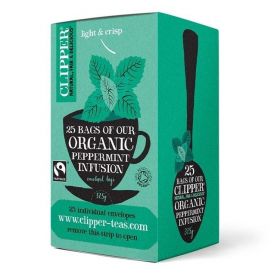 Clipper Organic & Fairtrade Peppermint Tea Envelope S&T 25's