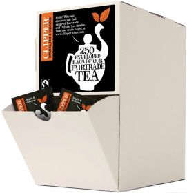 Clipper Fair Trade & Organic Everyday String, Tagged and Enveloped Tea Bags (250's) x1