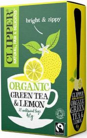 Clipper FT & ORG Green Tea Lemon Tea Bags 20's