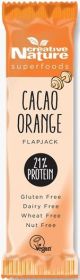 Creative Nature Superfoods Cacao Orange High Protein Flapjack 40g