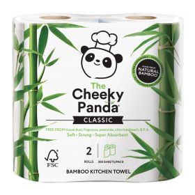 Cheeky Panda Kitchen Towel Bamboo 2ply 200 sheets