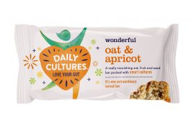 Daily Cultures Oat & Apricot Cereal Bar 60g