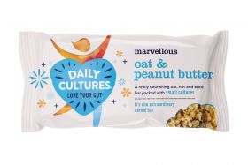 Daily Cultures Oat & Peanut Butter Cereal Bar 60g