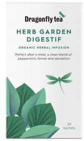 Dragonfly Mint Garden Digestive Organic Herbal Tea 20's