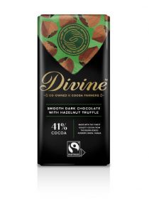 Divine FT Dark with Smooth Hazelnut Chocolate 90g