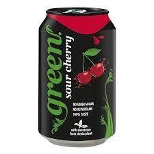 Green Cola Natural Sweeteners Sour Cherry 330ml