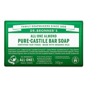 Dr Bronner Almond Bar Soap 140g