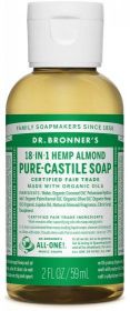 **Dr Bronner Almond Pure-Castile Liquid Soap 60ml
